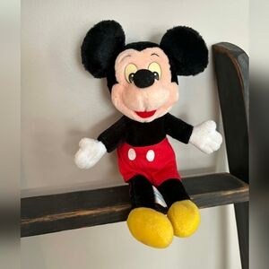Disney Mickey Mouse Plush - Black, Red, Yellow